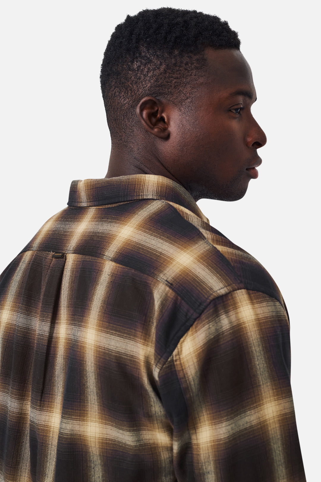 The Benson Long Sleeve Shirt - Black Marle