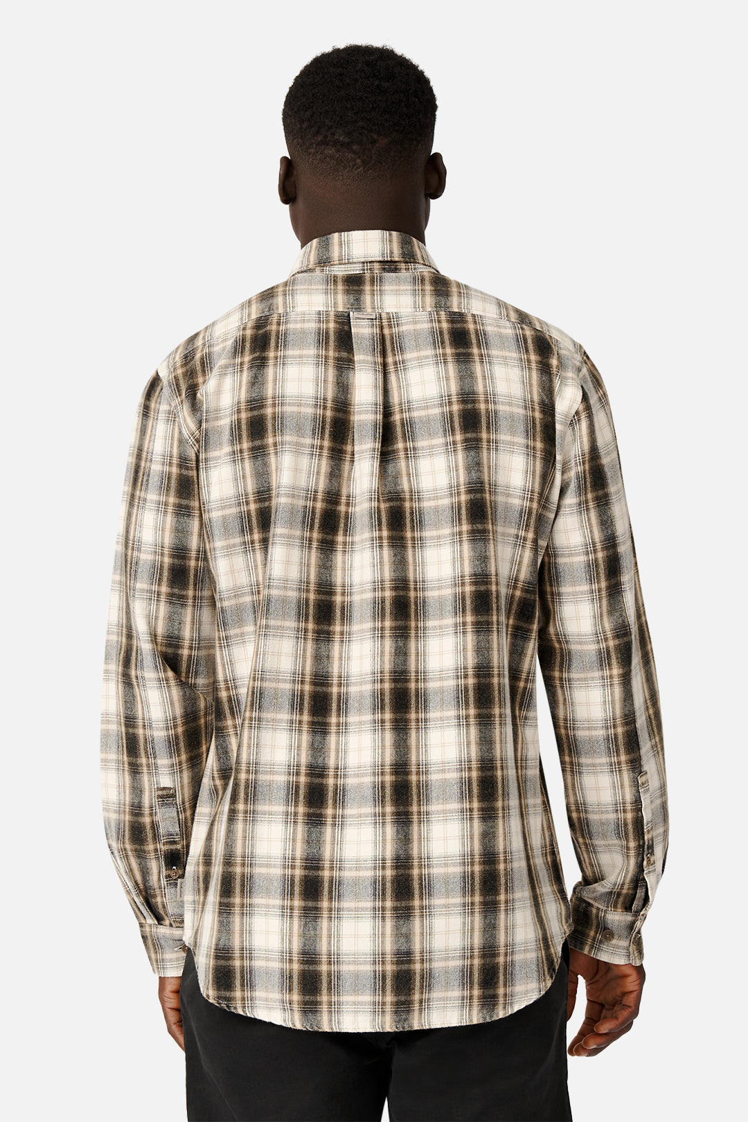 The Cedar Oaks Long Sleeve Shirt - Black/Stone