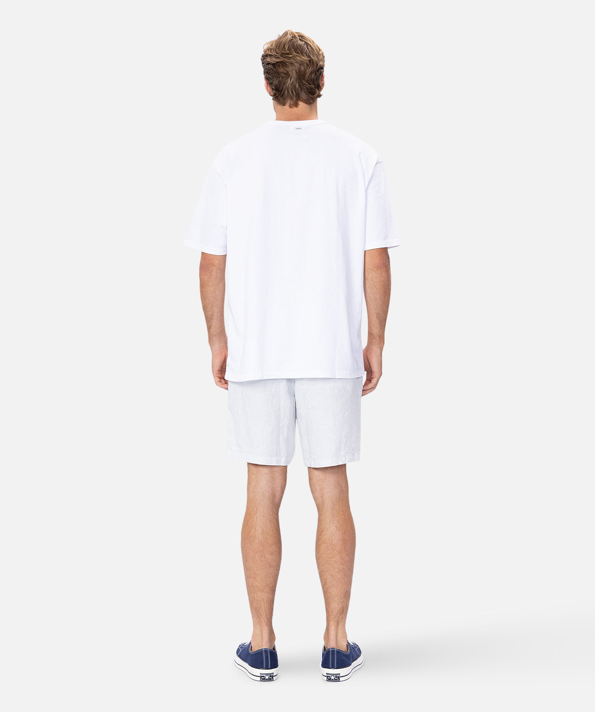 The San Juan Linen Short - Mint/White
