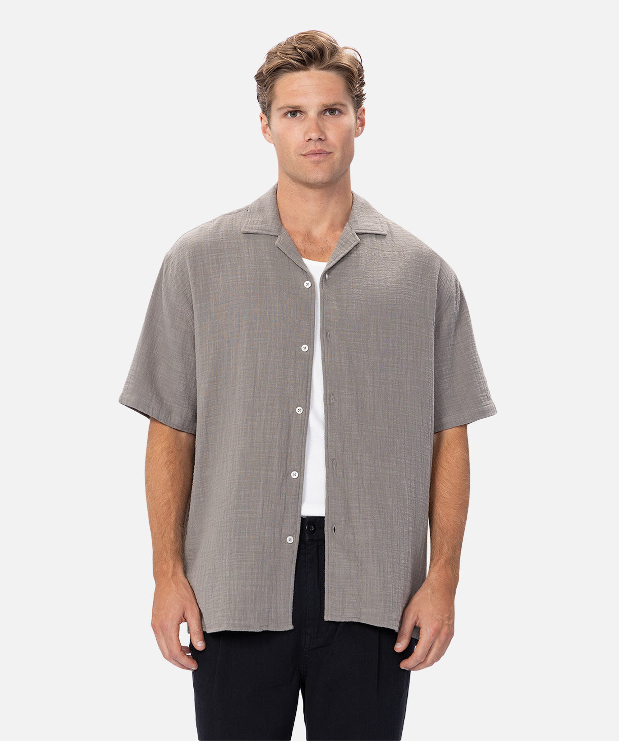 The Seguro S/s Shirt - Basil 23 – Industrie Clothing Pty Ltd