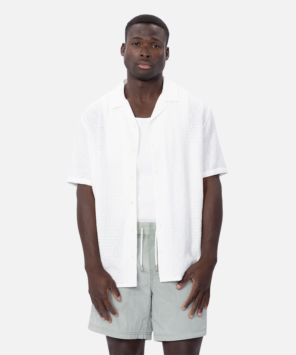 The Los Villas S/s Shirt - Off White – Industrie Clothing Pty Ltd