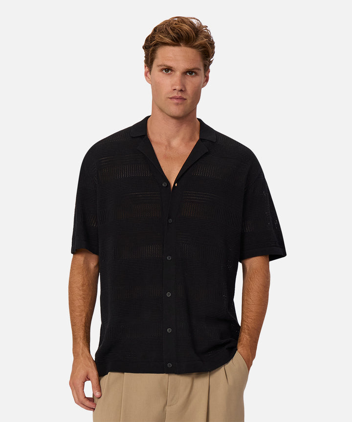 The Vercelli S/s Shirt - Black