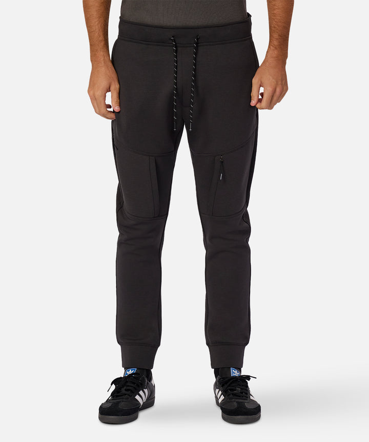 The Tech Armoured Track Pant - Obsidian