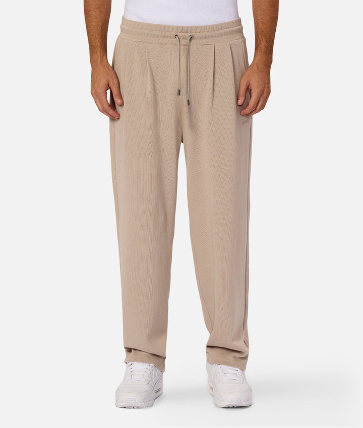 The Manhattan Knit Track Pant - Taupe 24