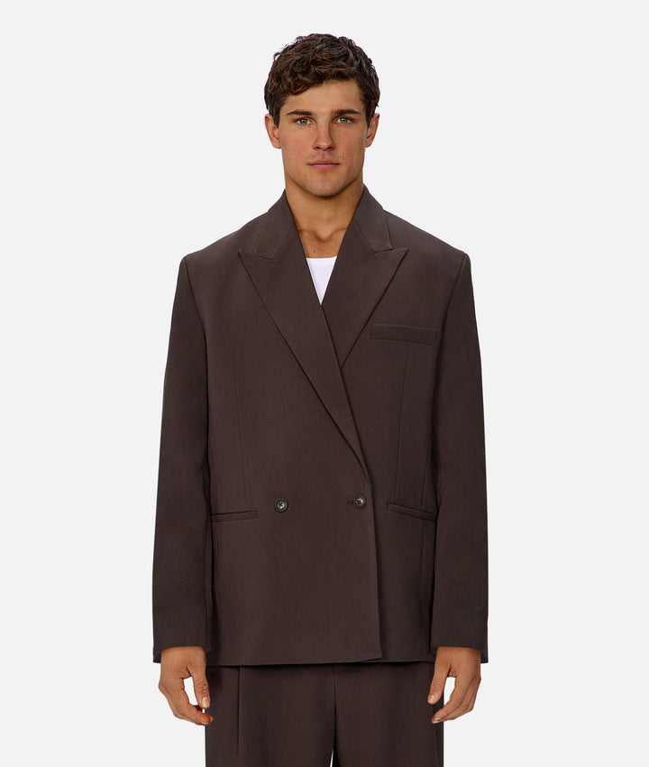 The Lusso Blazer - Dark Aubergine