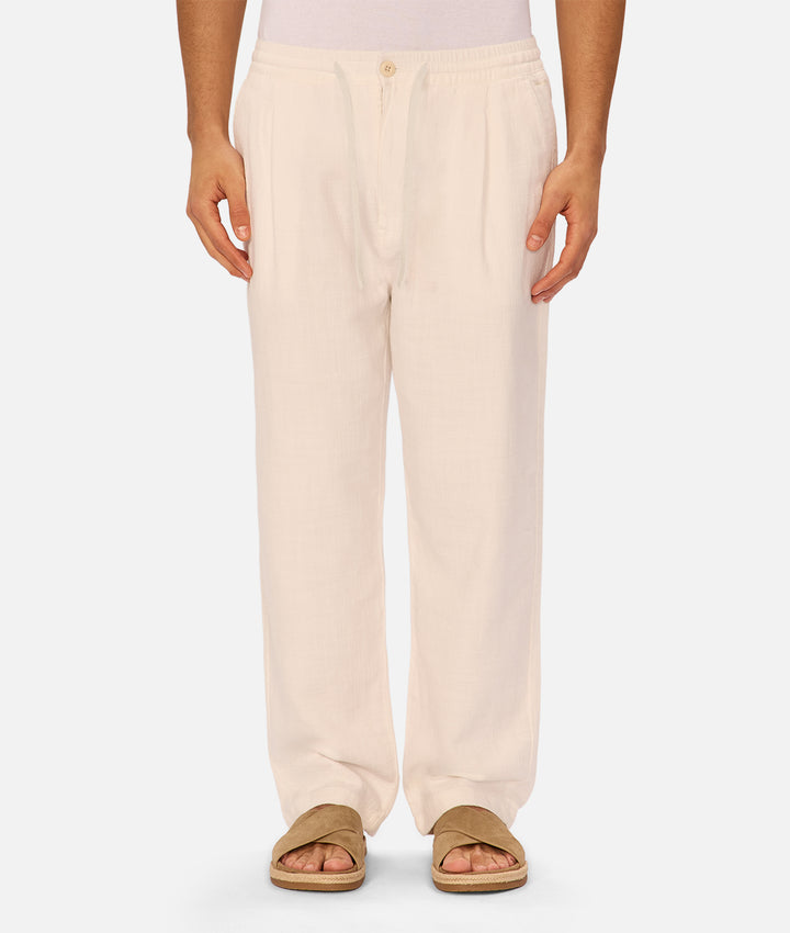 The Relaxed Mallorca Pant - Winter White
