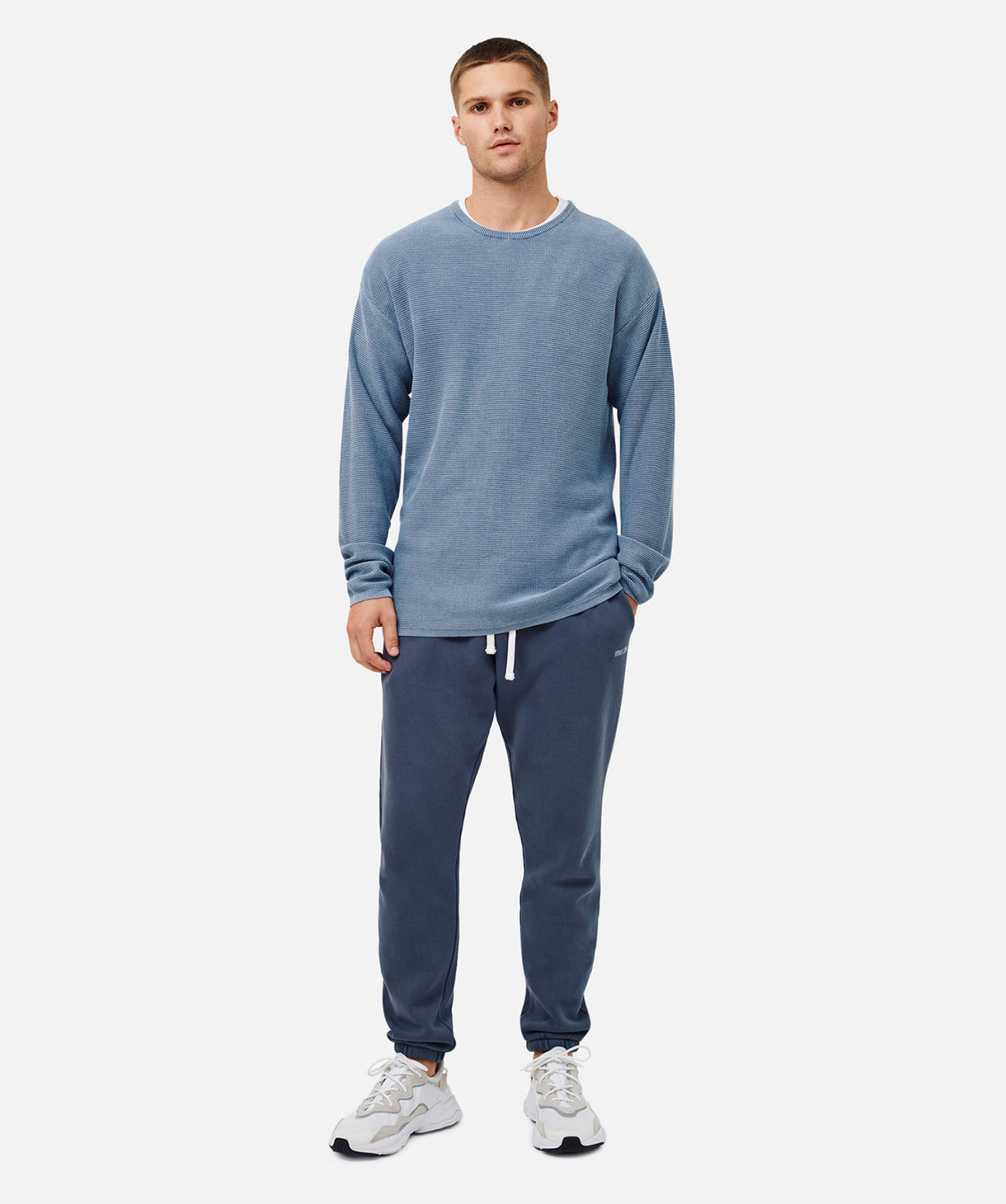 The Washed Richland Nf Knit - Blue Slate – Industrie Clothing Pty Ltd