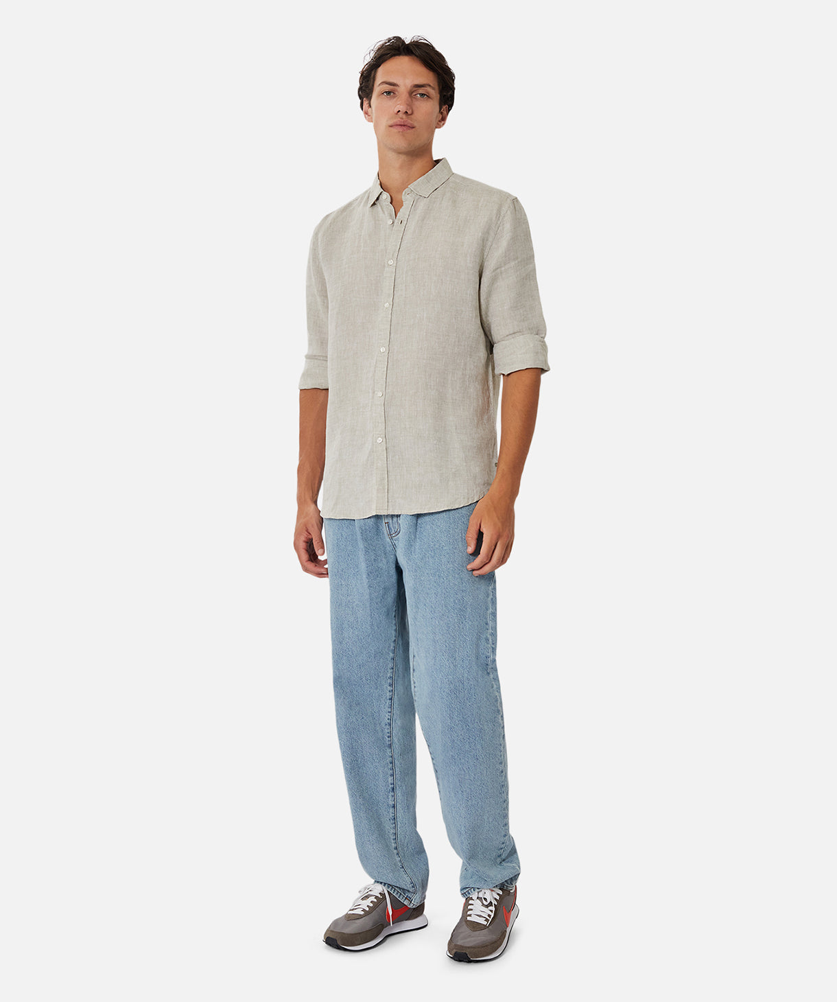 The Tennyson Linen L/s Shirt PD Thyme Industrie Clothing Pty Ltd