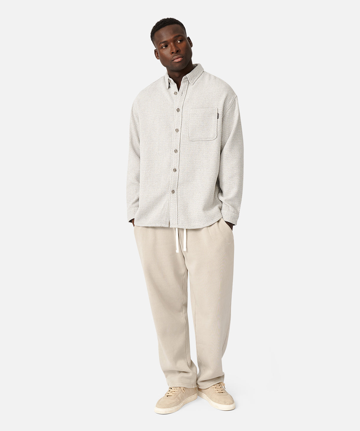 The Jackson Shirt - Grey White – Industrie Clothing Pty Ltd