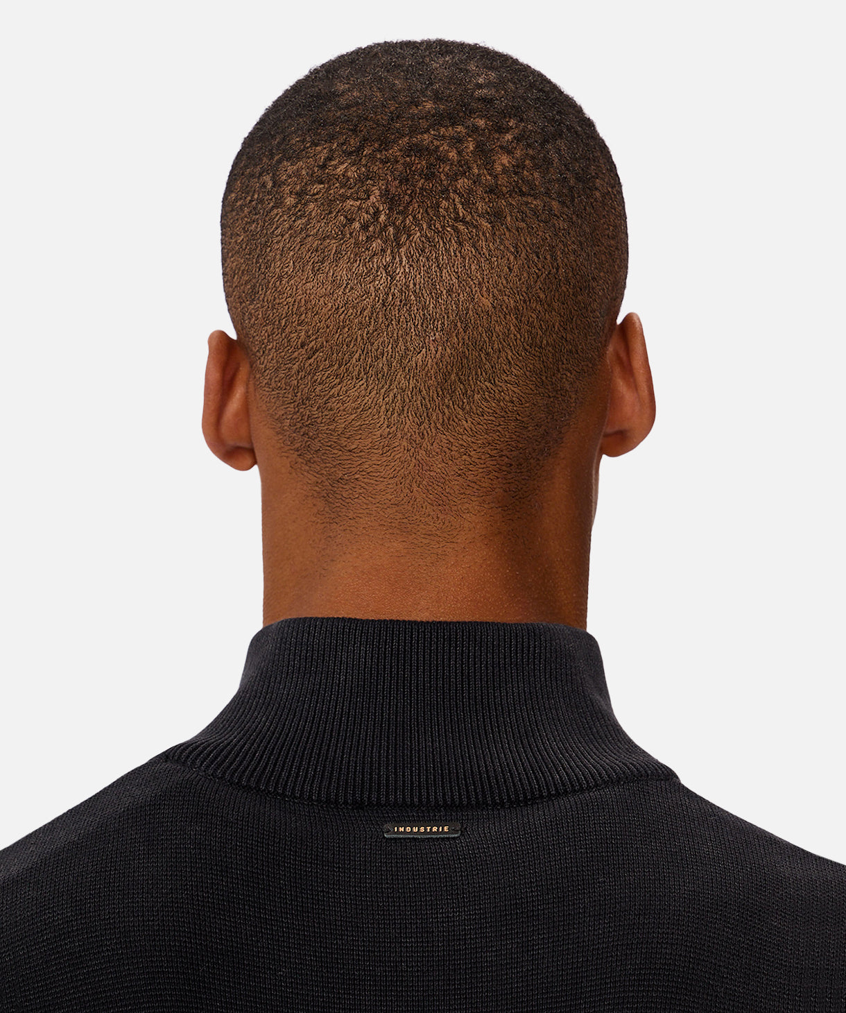 The Lakewood Zip Neck Knit - Washed Black – Industrie AU