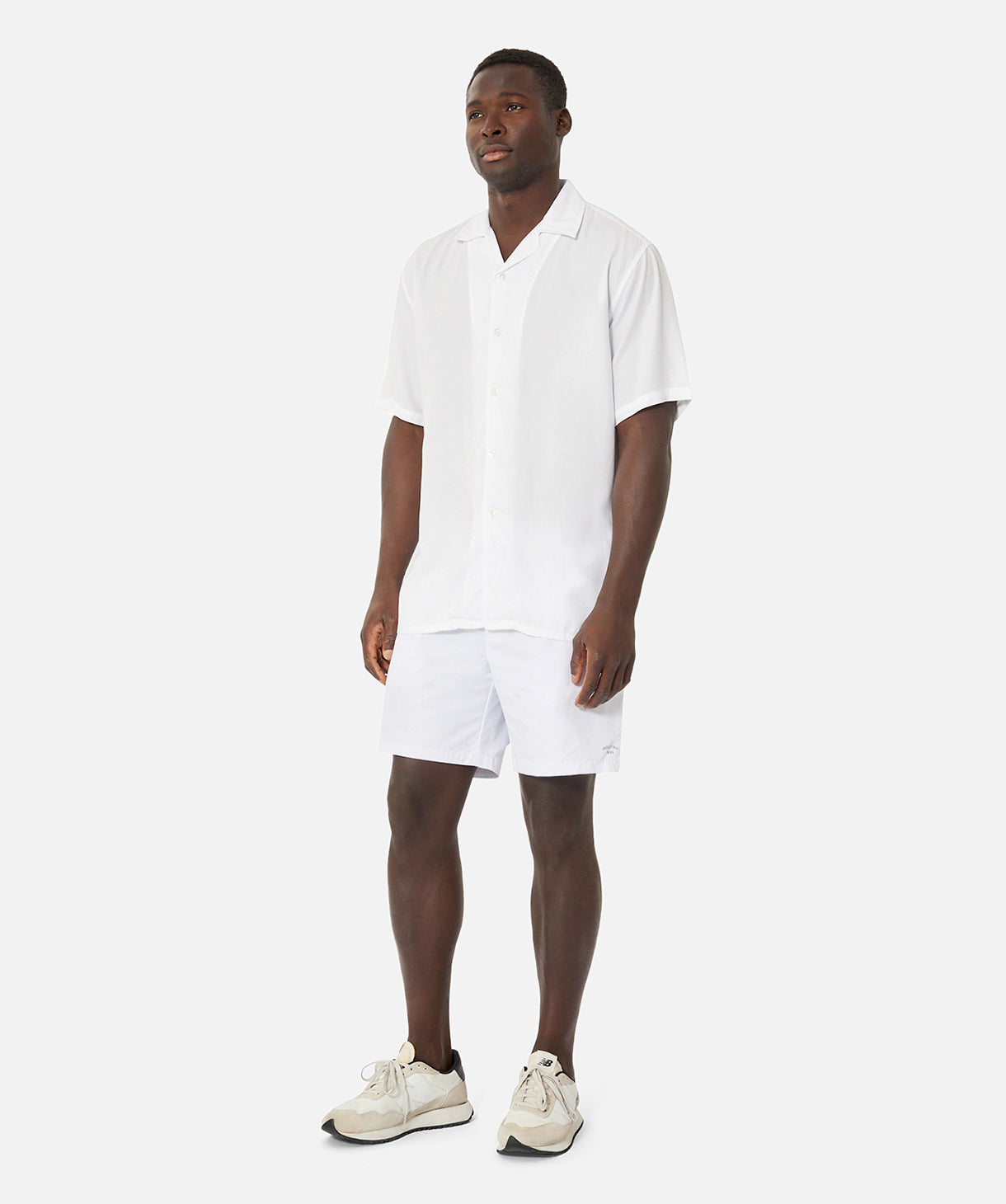 The Tencel Camp Collar S/s Shi - White – Industrie Clothing Pty Ltd
