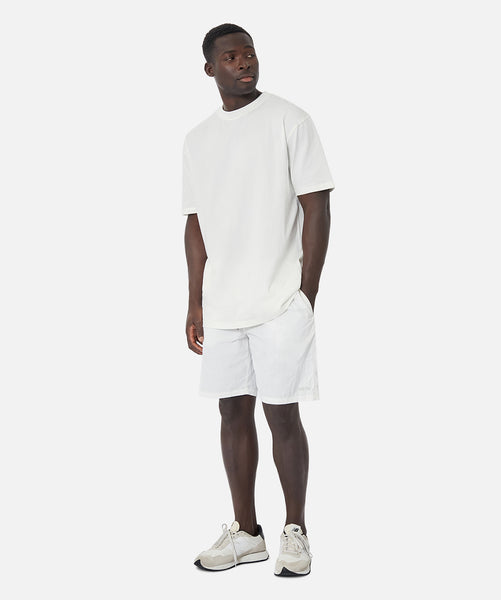Shop The Paraga Swim Short in Off White Industrie Clothing Industrie Clothing Pty Ltd