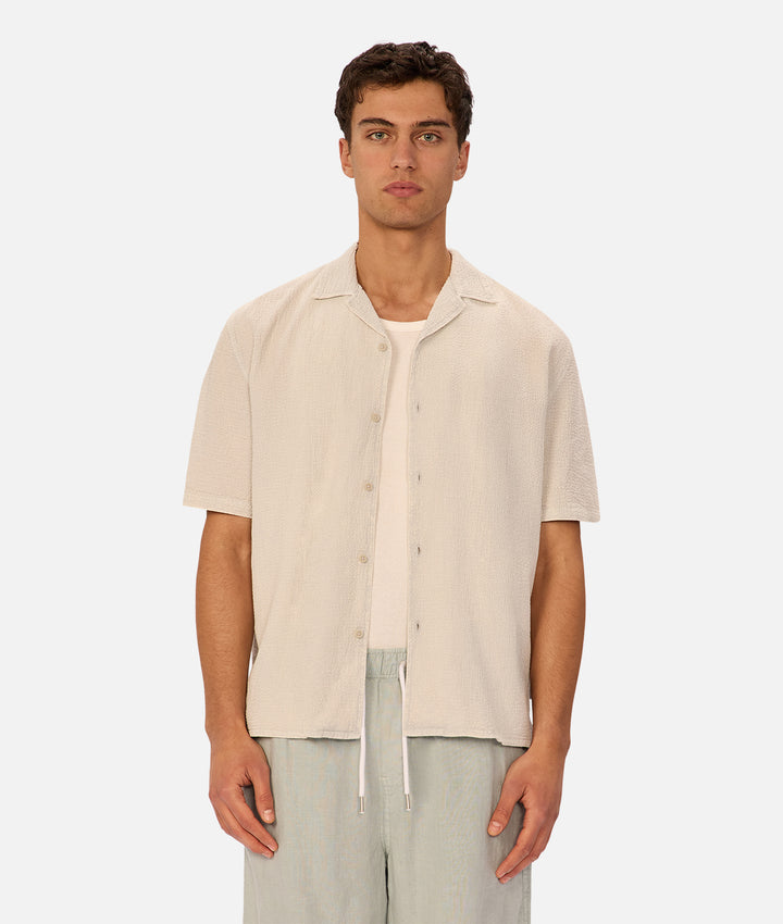 The Canyon Short Sleeve Shirt - Fog 25