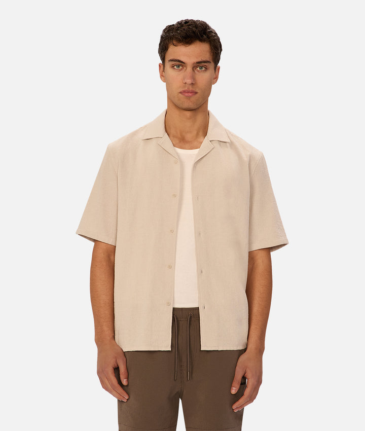 The Marbella Short Sleeve Shirt - Grain
