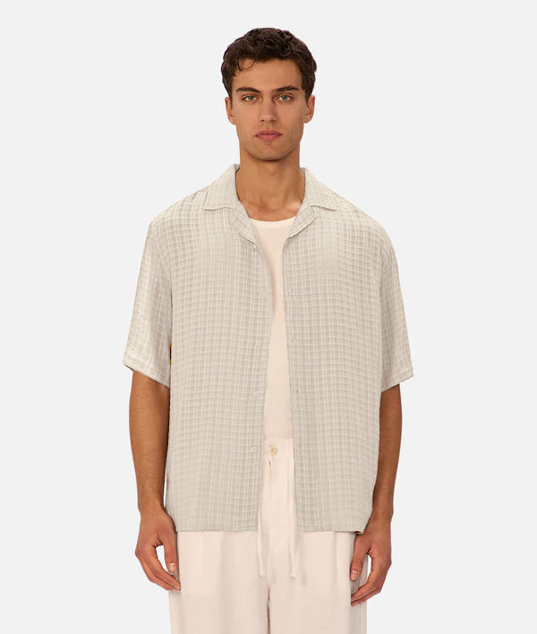 The Siracusa Short Sleeve Shirt - Egg Shell