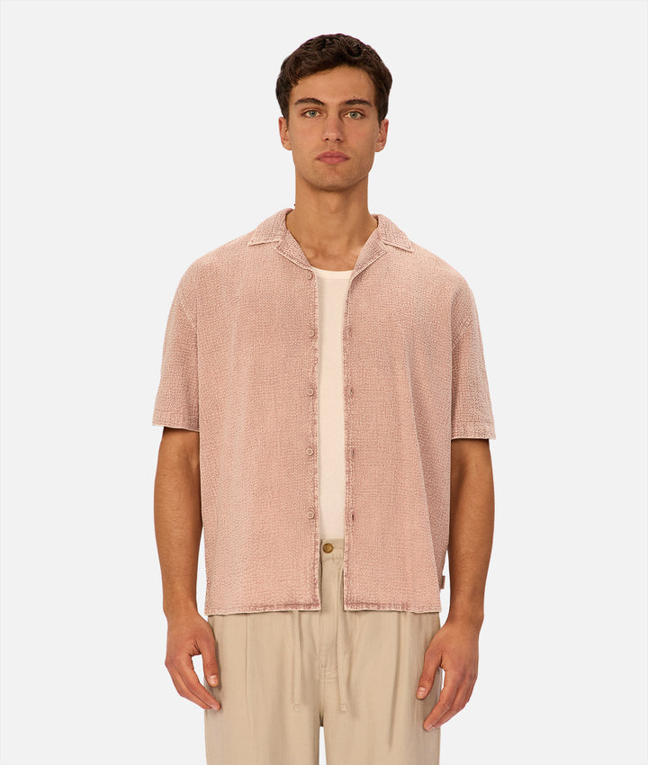 The Canyon Short Sleeve Shirt - Rose 25