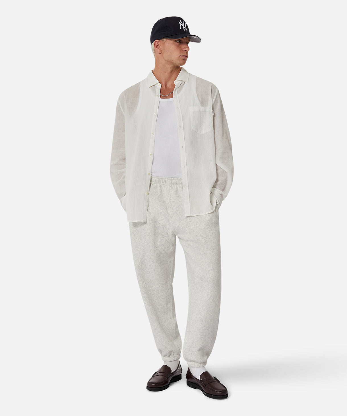 Shop The Claro L/s Shirt in Off White | Industrie Clothing – Industrie ...