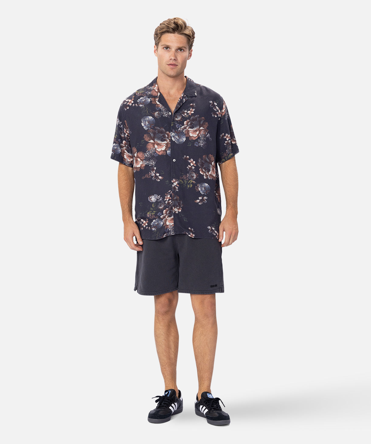 The Andreas S/s Shirt - Black Multi