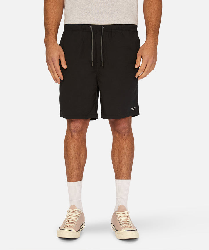The Bahama Angler Swim Short - Solid Black