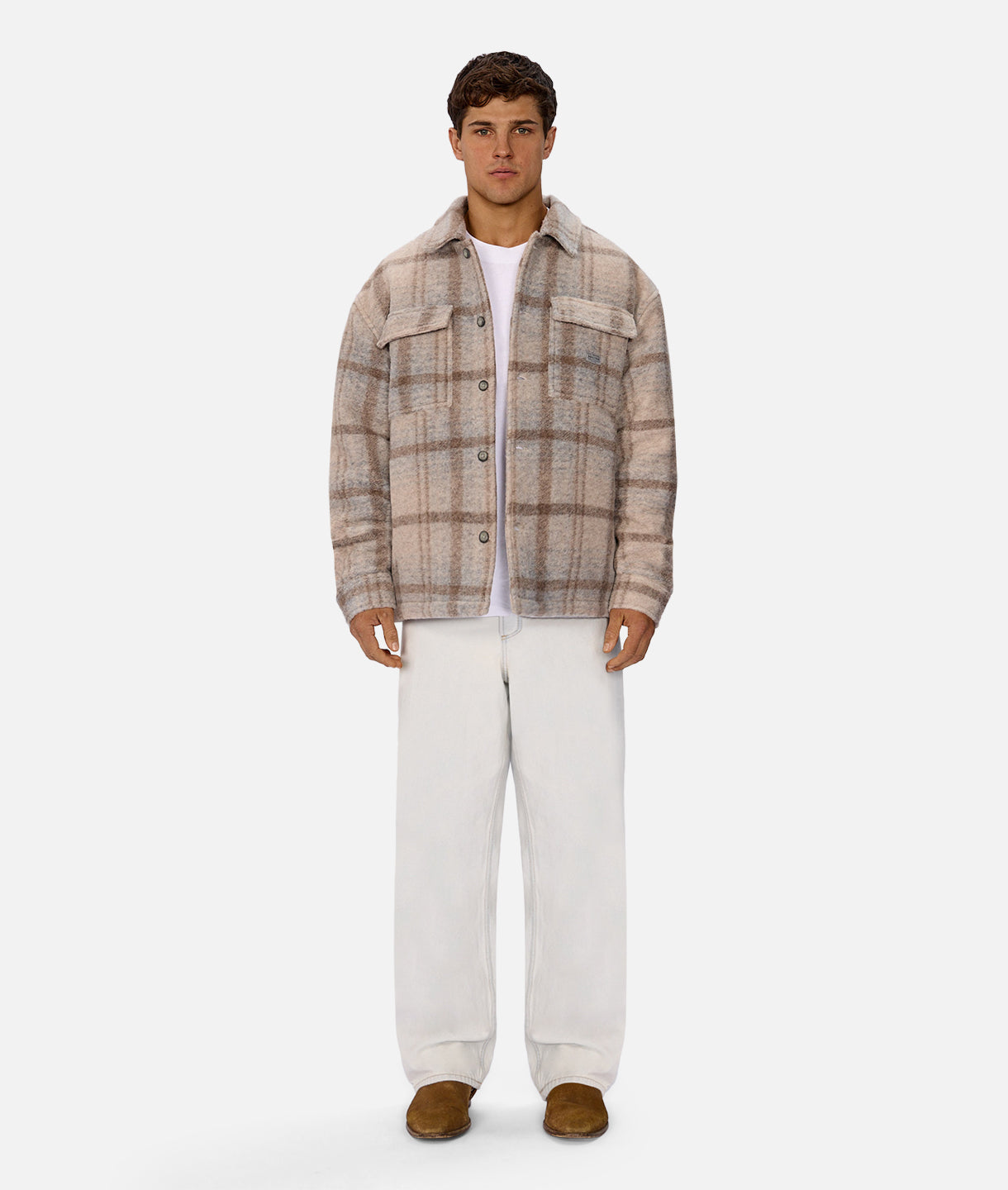 The Branford Jacket - Beige Brown