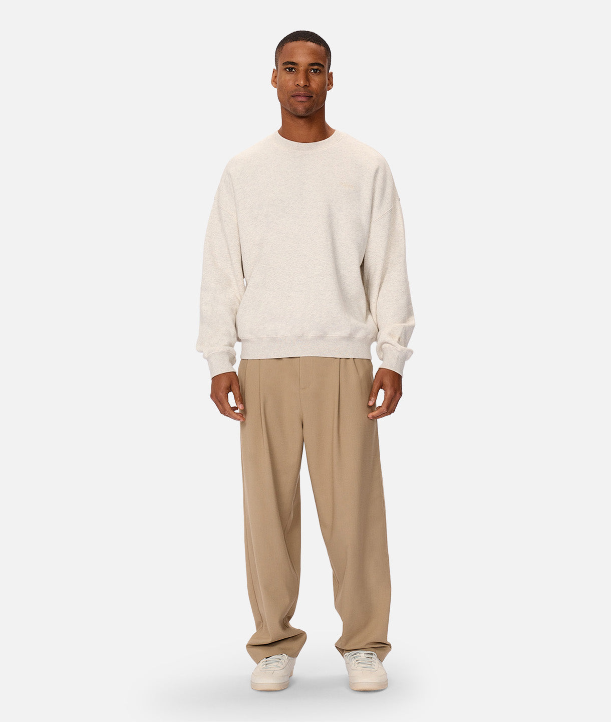 The Del Sur Marle Sweat - Oatmeal