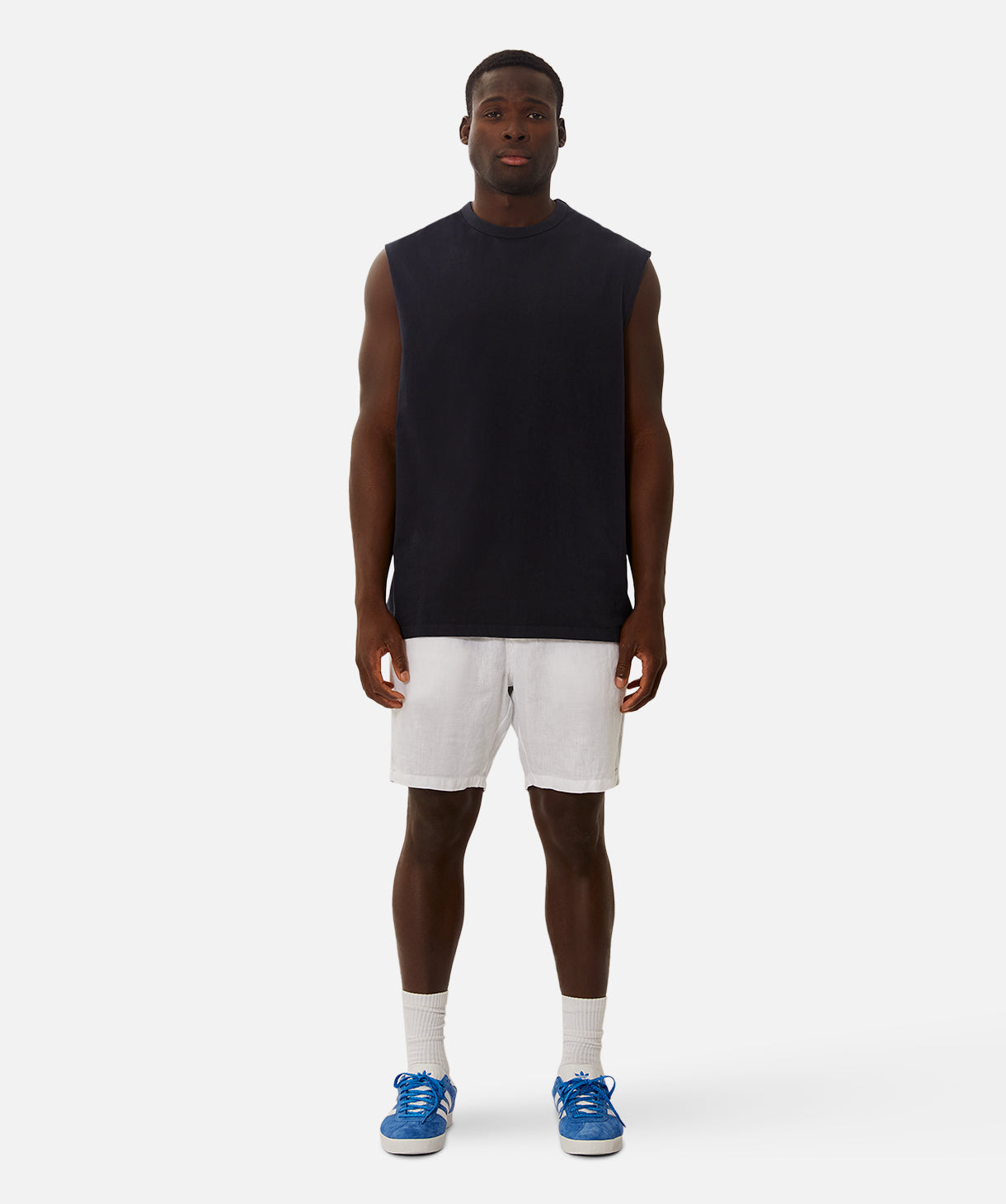 The Del Sur Sleeveless Tee - OD Navy