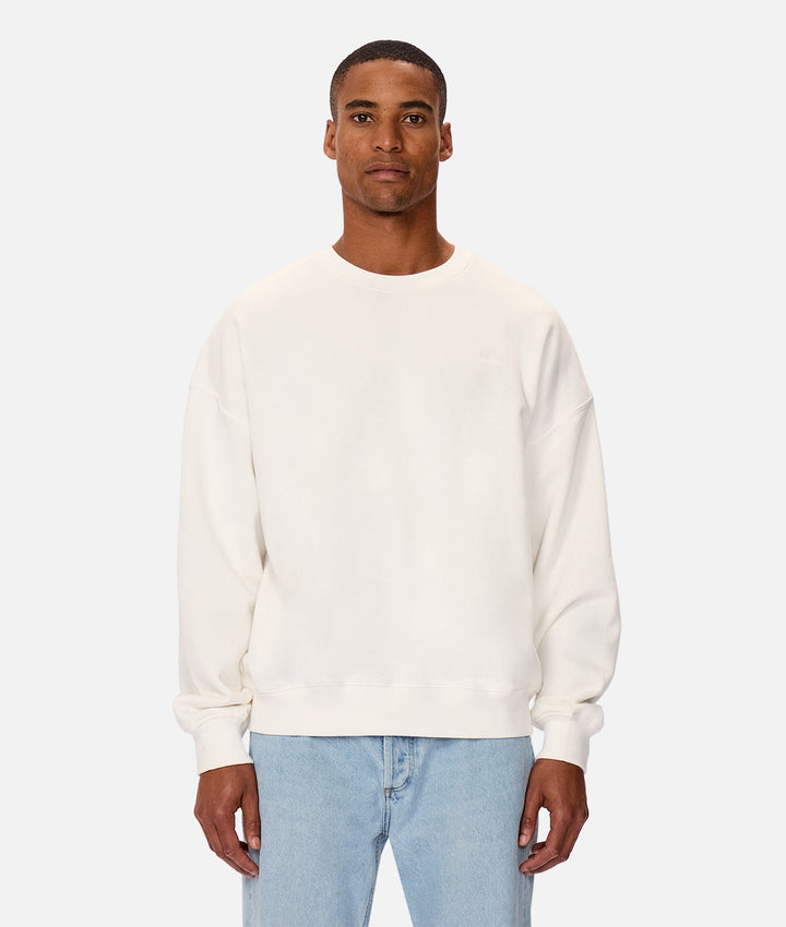 The Del Sur Solid Sweat - Chalk