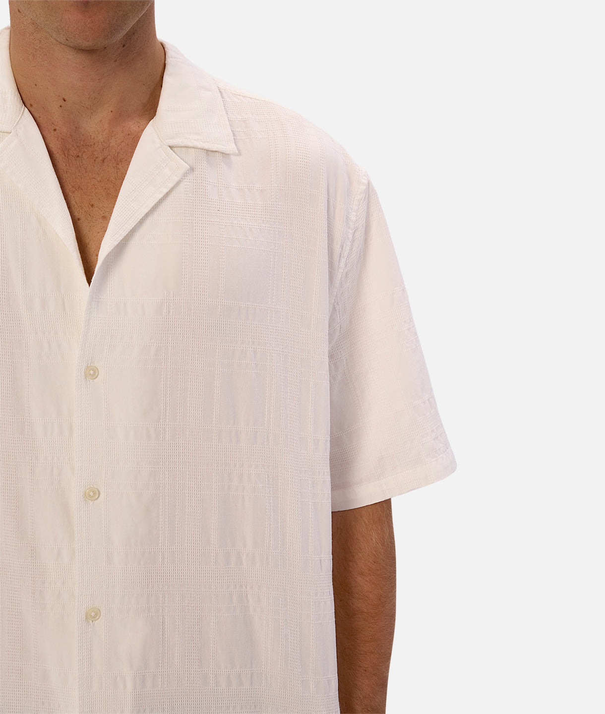 The Dixon S/s Shirt - Off White