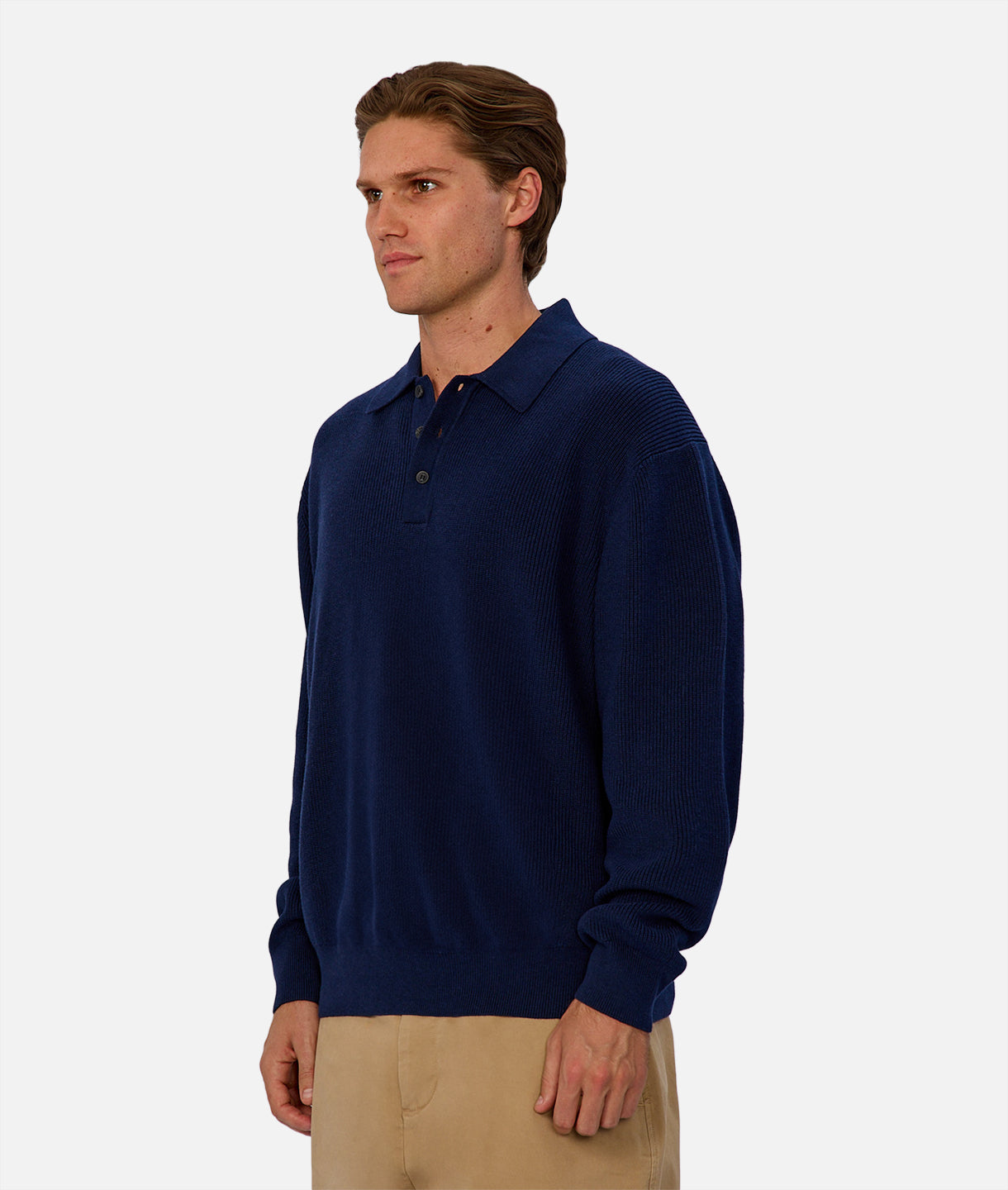 The Hamilton Knitted Polo - Cobalt