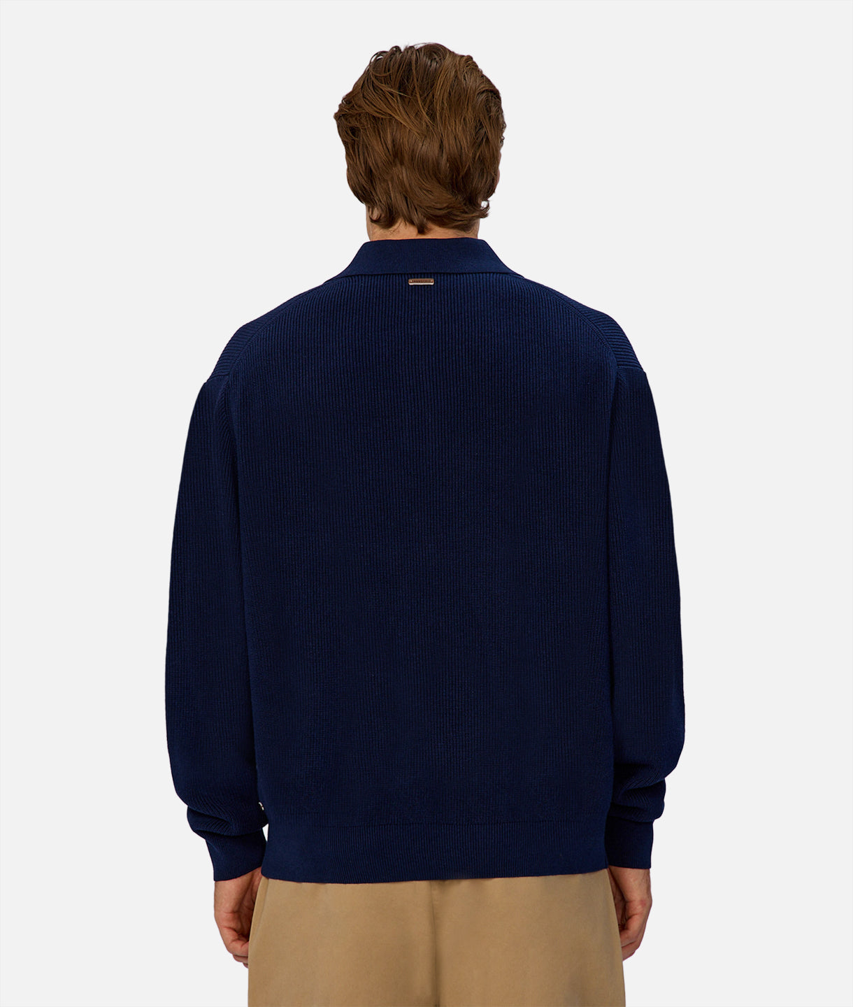 The Hamilton Knitted Polo - Cobalt