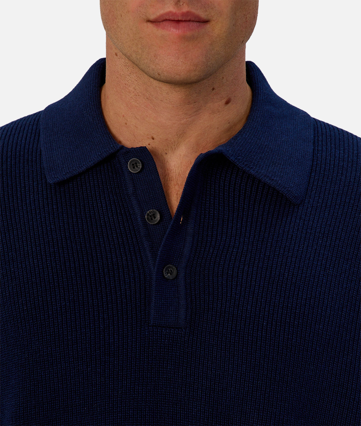 The Hamilton Knitted Polo - Cobalt
