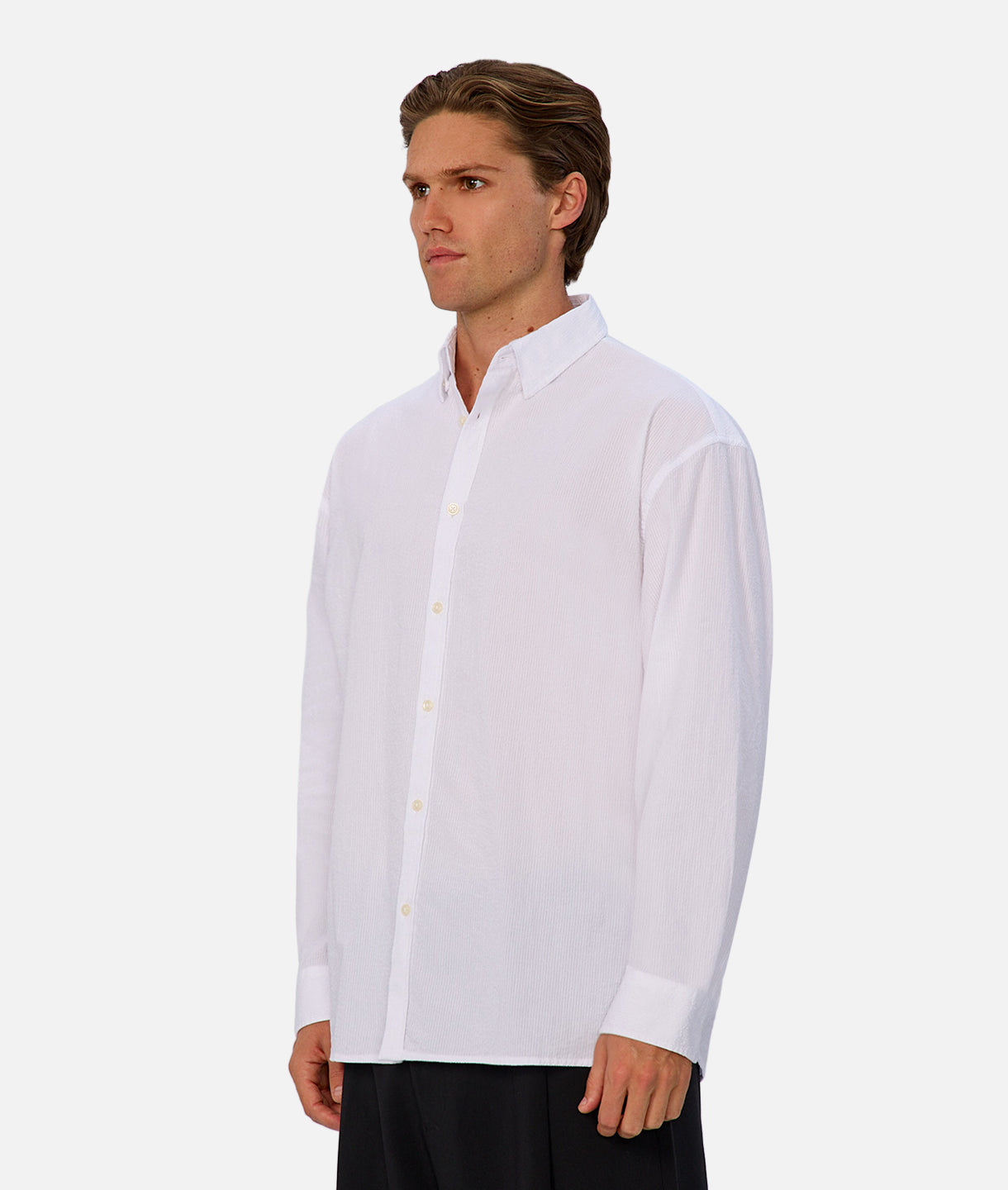 The Knightsbridge L/S Shirt - White