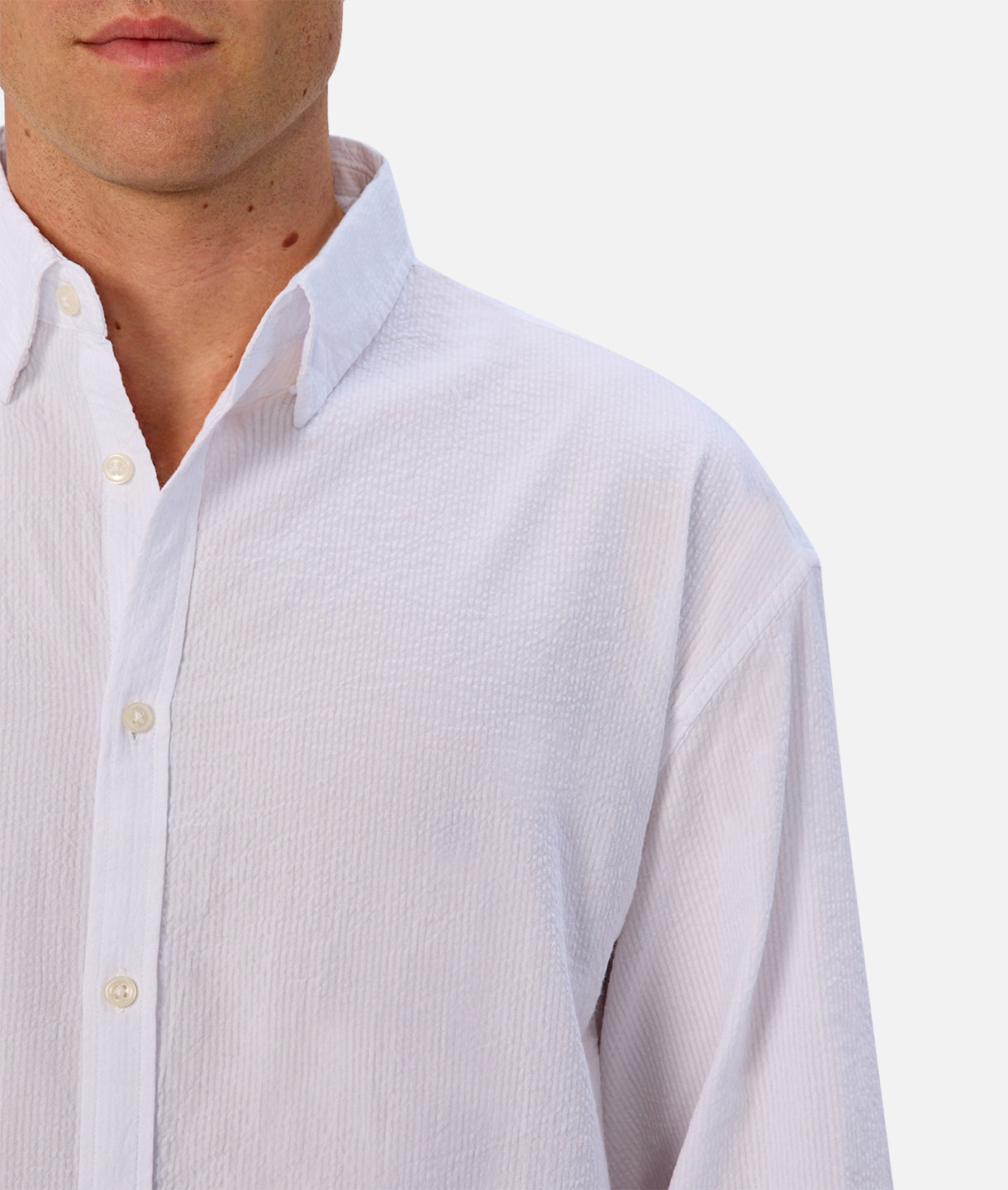 The Knightsbridge L/S Shirt - White