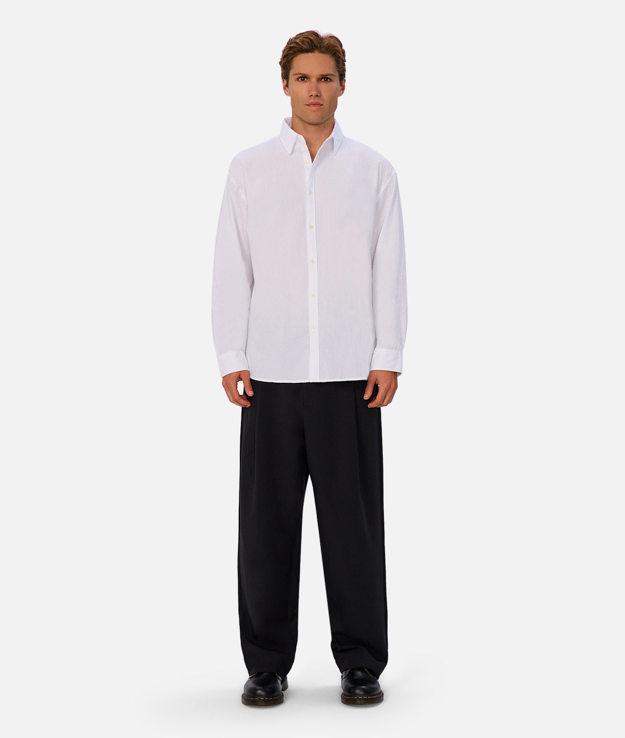 The Knightsbridge L/S Shirt - White