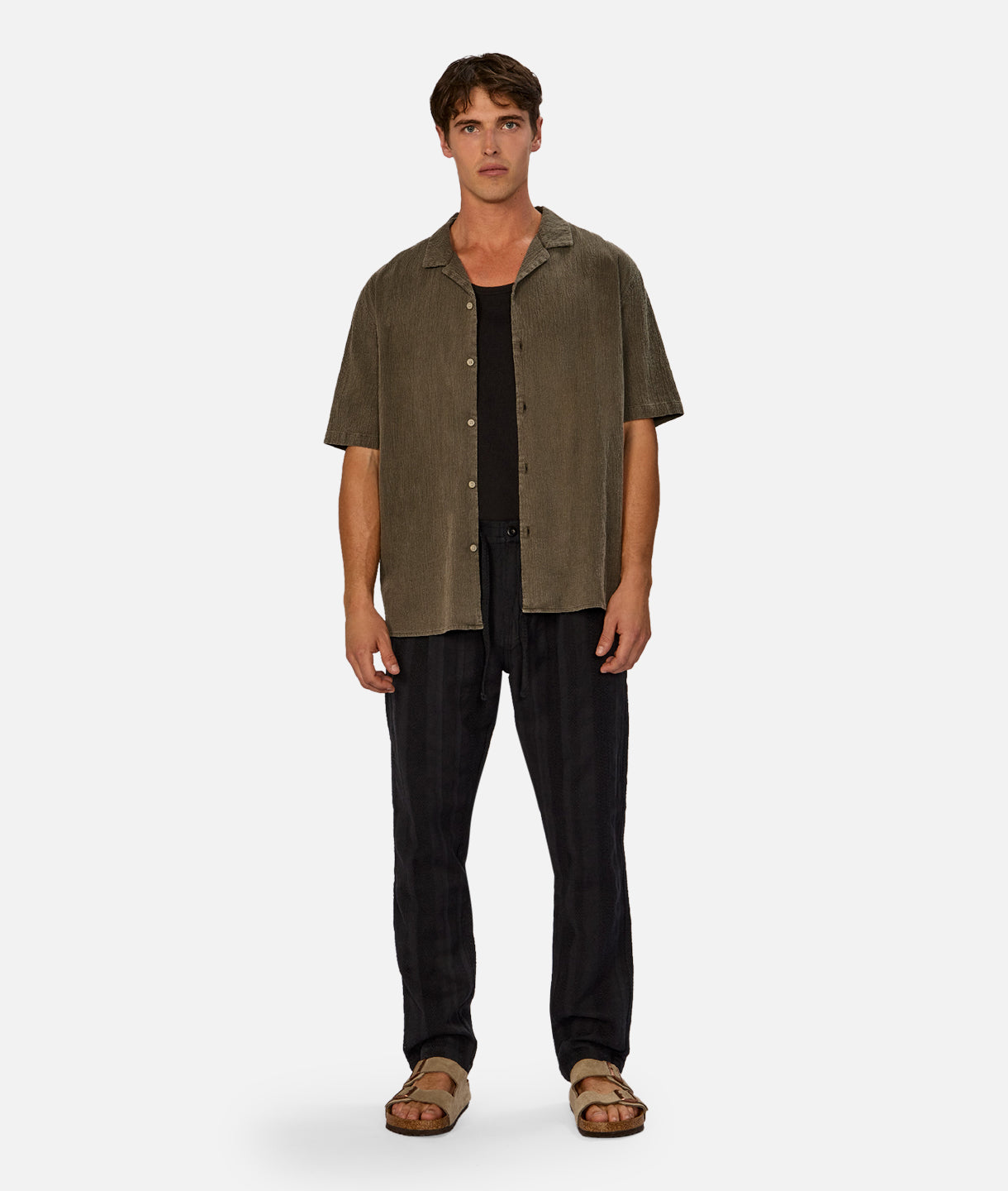 The Washed Magna S/s Shirt - New Jungle