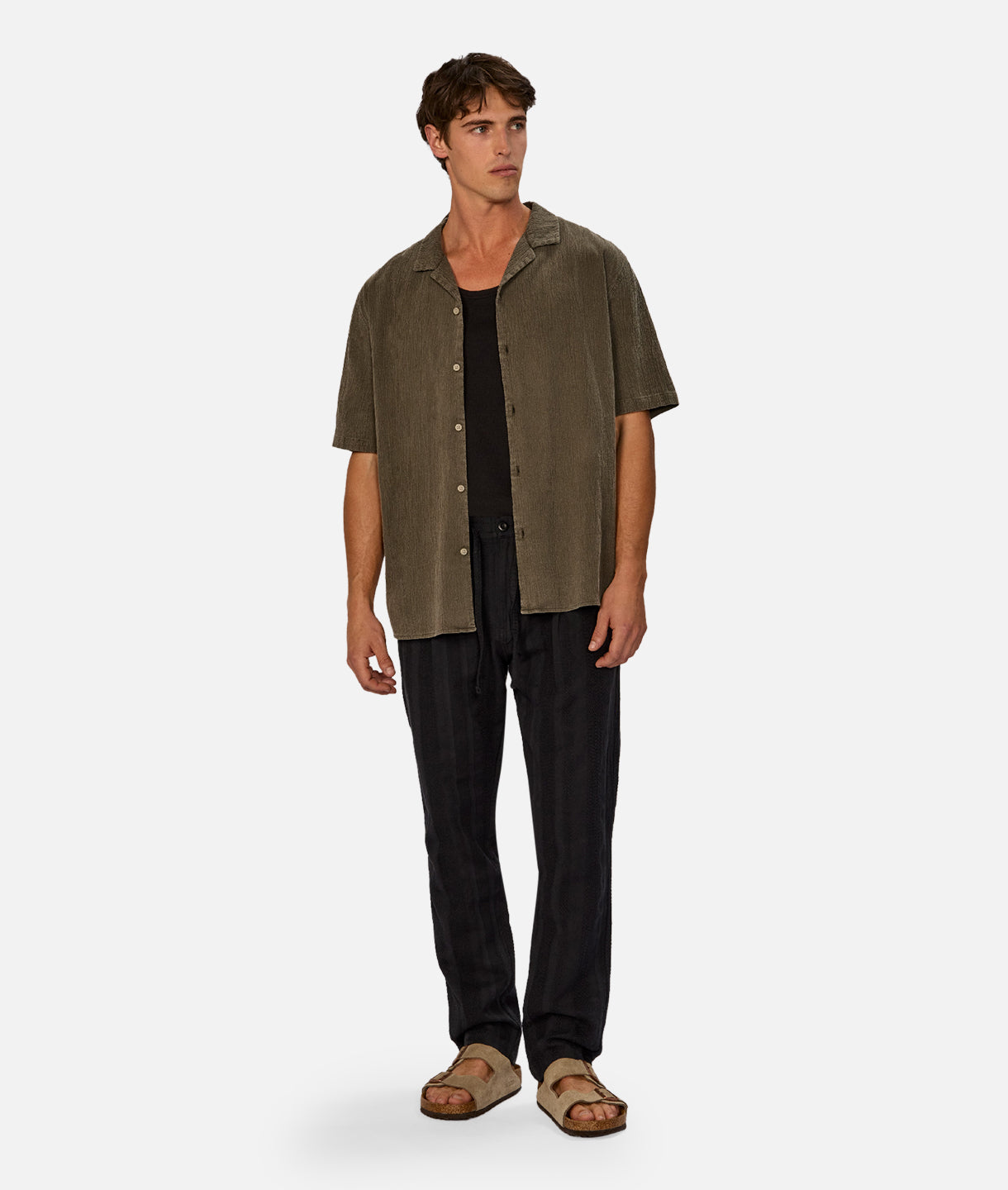 The Washed Magna S/s Shirt - New Jungle