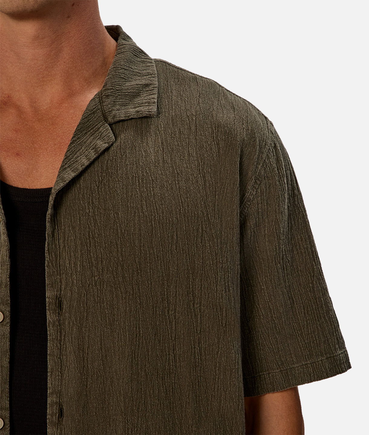 The Washed Magna S/s Shirt - New Jungle