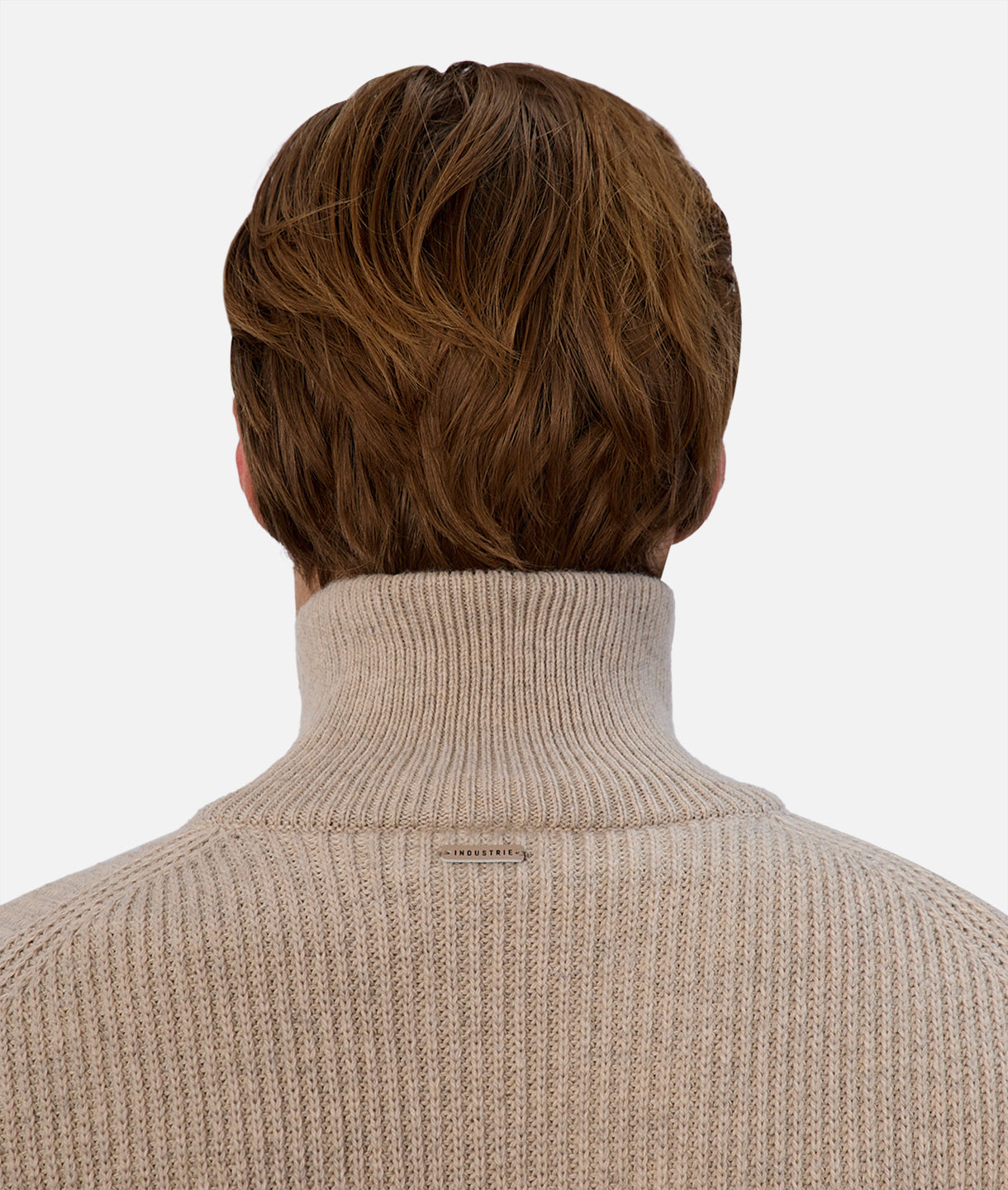 The Montreal Zip Neck Knit - Pebble