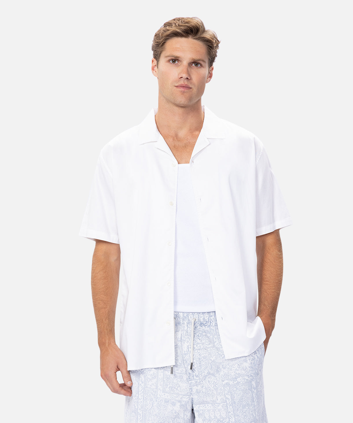 The Perez S/s Shirt - Off White – Industrie Clothing Pty Ltd