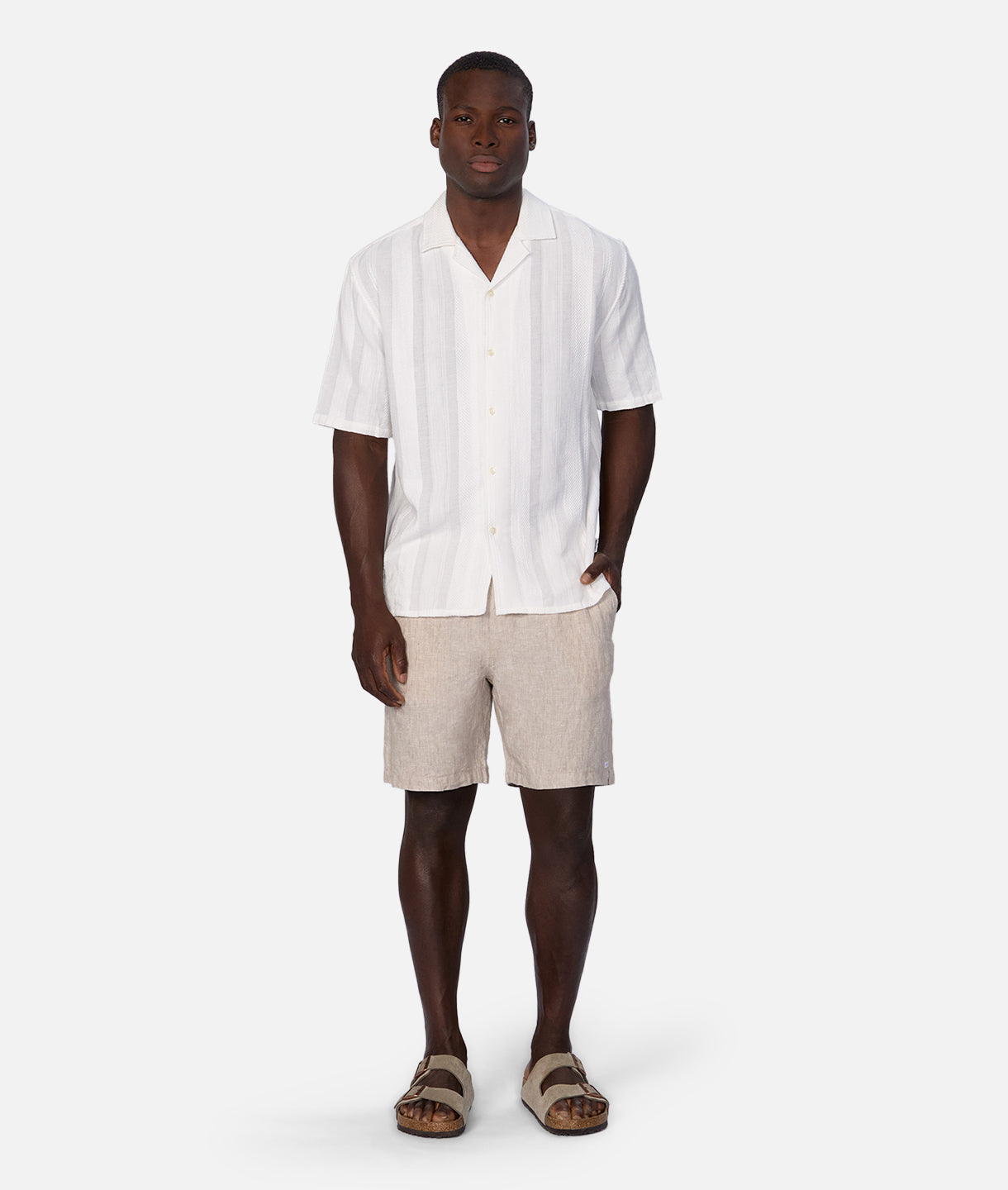 The Salamanca Short Sleeve Shirt - Off White – Industrie AU