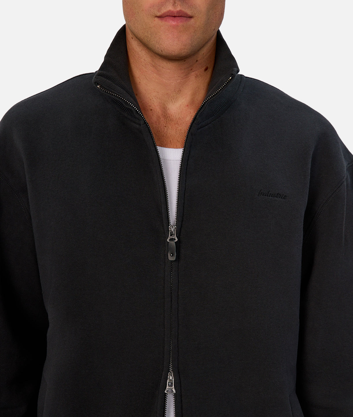 The Skylar Track Top - Obsidian
