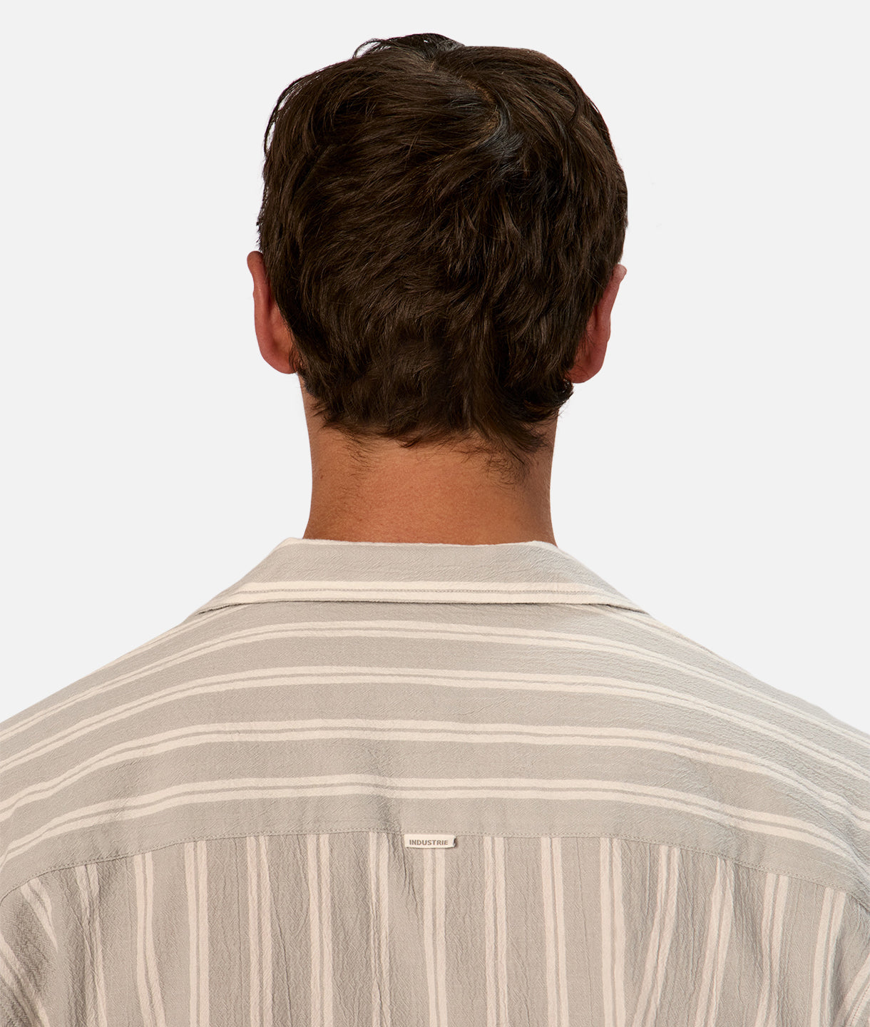 The New Striped Magna S/s Shirt - Sage White