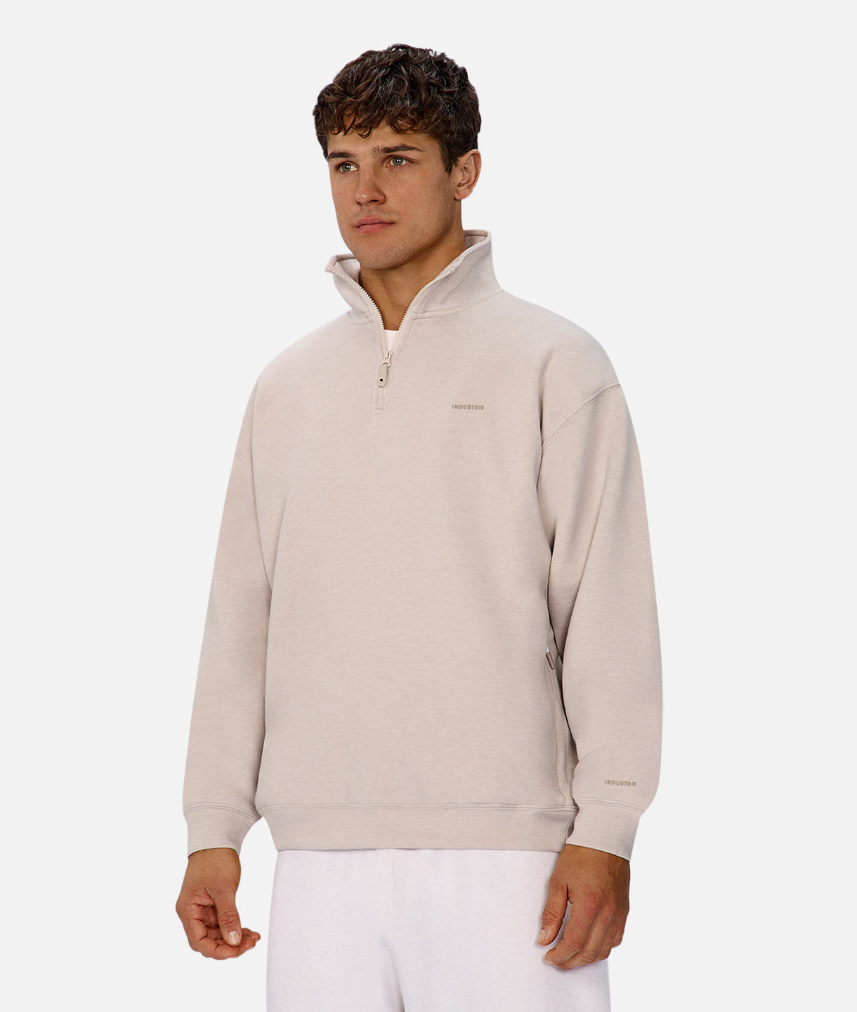 The Tech Staunton Track Top - Stone Heather