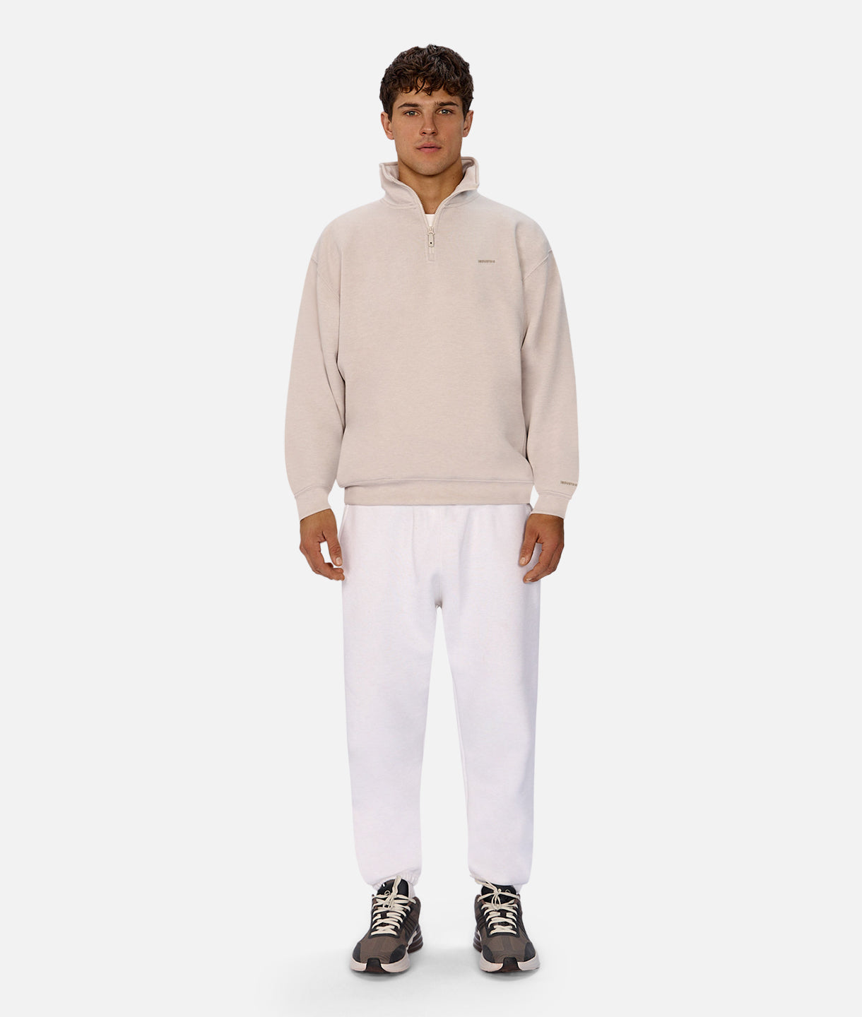 The Tech Staunton Track Top - Stone Heather