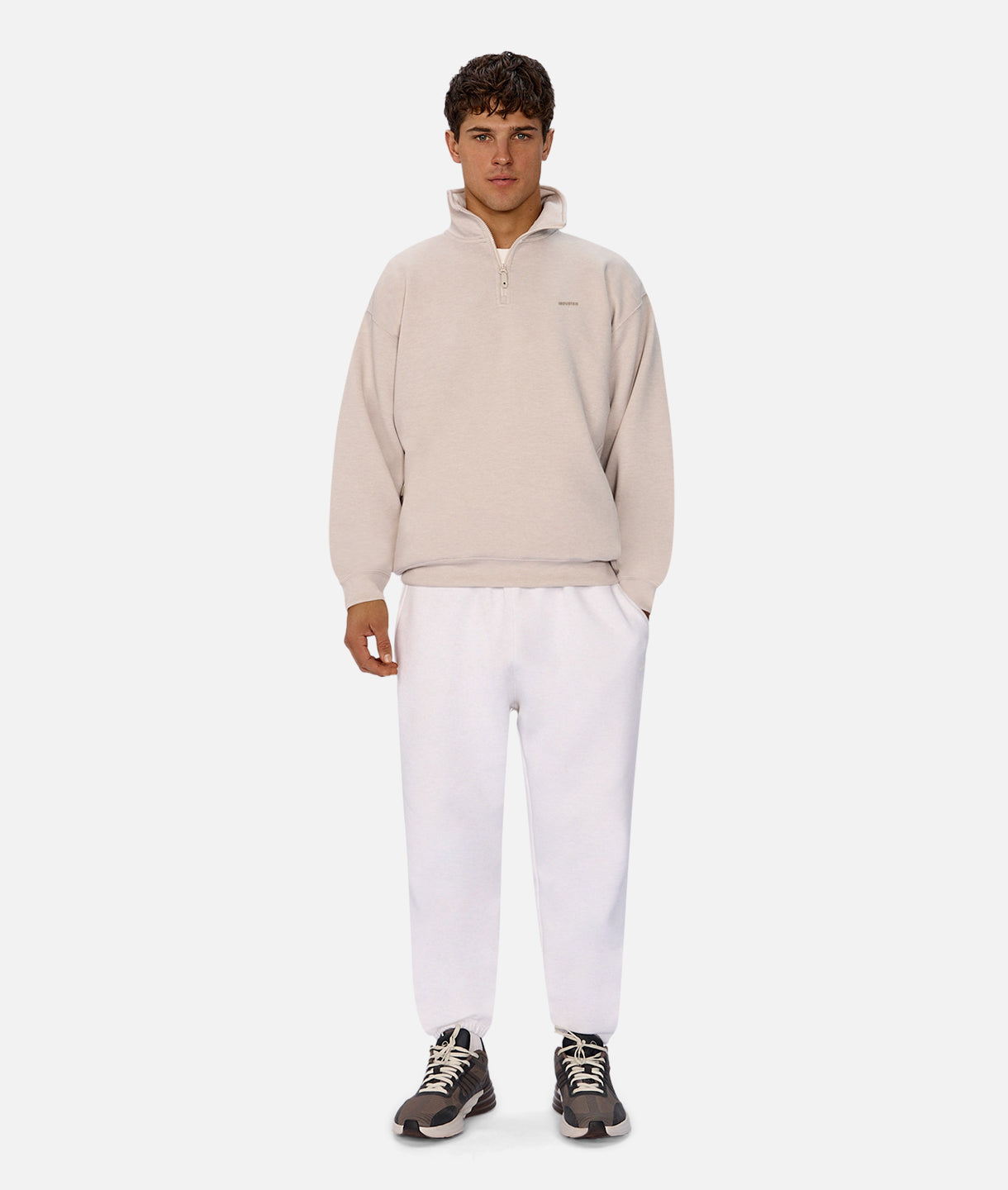 The Tech Staunton Track Top - Stone Heather