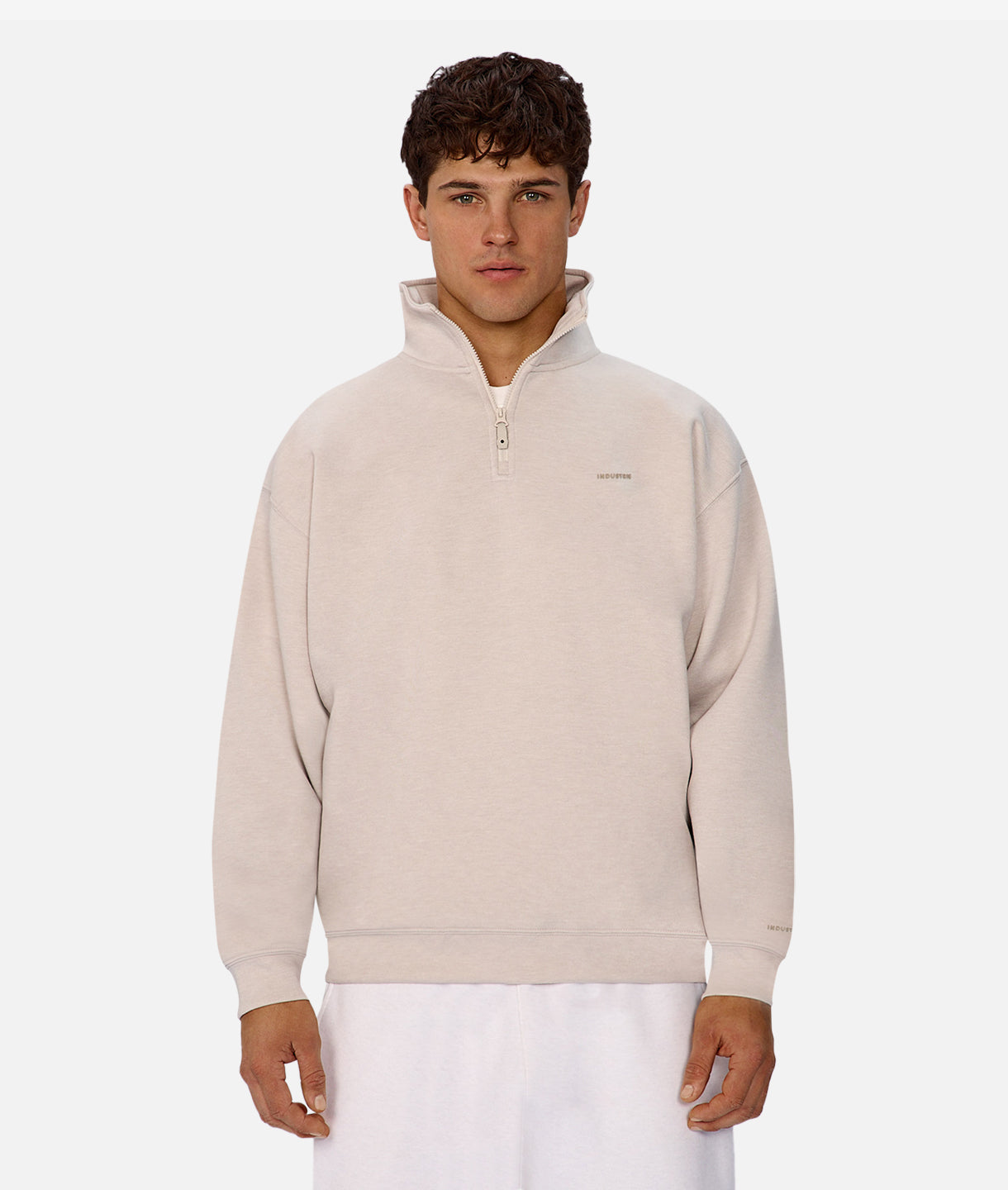 The Tech Staunton Track Top - Stone Heather