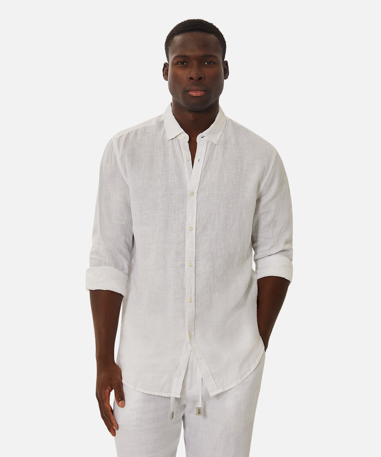 The Tennyson Linen L/s Shirt - White – Industrie Clothing Pty Ltd