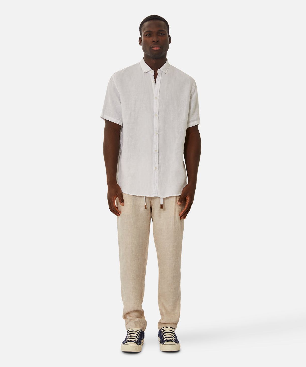 The Trinidad Linen S/s Shirt - White – Industrie Clothing Pty Ltd