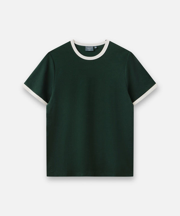 The Ringer Tee - Green / New Cream