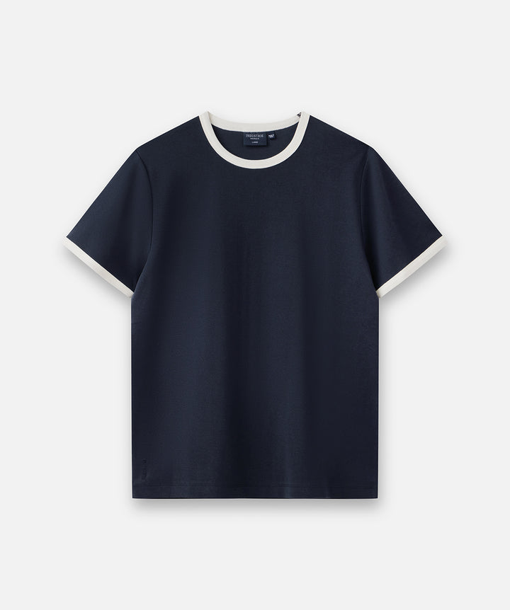 The Ringer Tee - Blue / New Cream